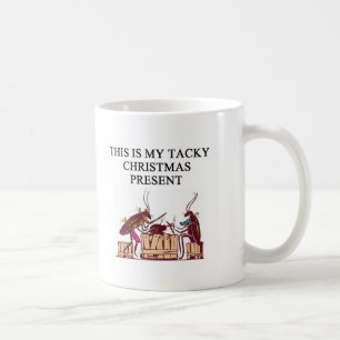 en tacky julgåvadesign kaffemugg