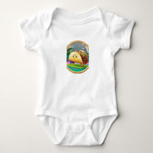 En taco som gör yoga. t shirt
