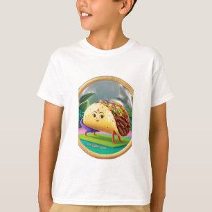 En taco som gör yoga. t shirt