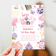En talesman Babe Cute Halloween Ghost 1:a födelsed