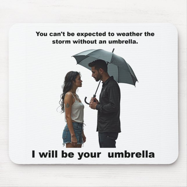 En talesman med inspirerande stödberättelse. musmatta (Framsidan)