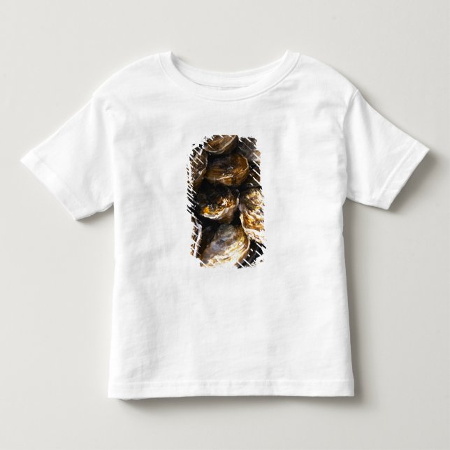 En tallrik ostron. tee shirt (Framsida)