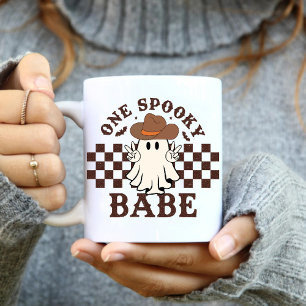 En taloky Babe Western Ghost Cowgirl Birthday Kaffemugg