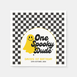 En taloky, Groovy Halloween, första födelsedag Pappersservett