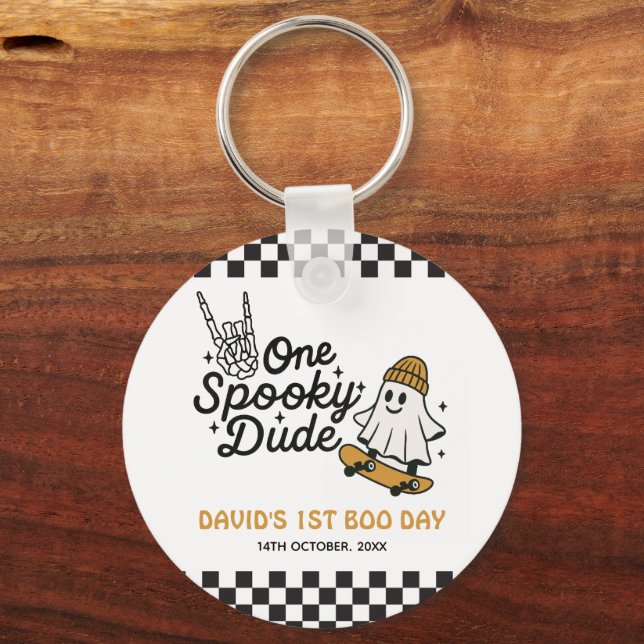 En taloky, Halloween Birthday Nyckelring (Framsida)