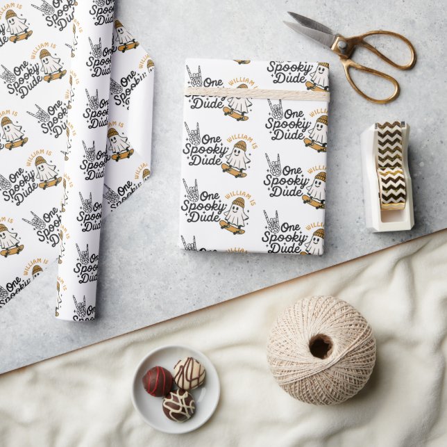 En taloky, Halloween Birthday Presentpapper (Hantverk)