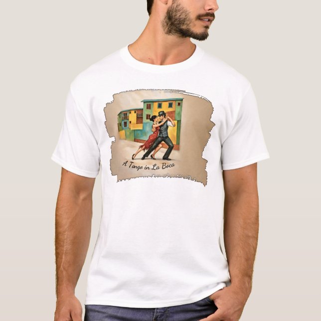 En Tango i La Boca T-Shirt (Framsida)
