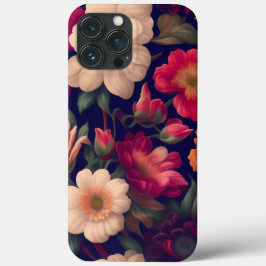 En tapet med ett blommigt mönster