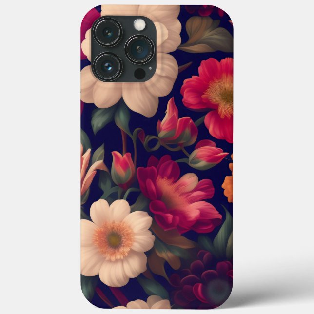 En tapet med ett blommigt mönster  (Baksida)