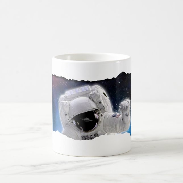 En tårta i rymden - Astronaut Alien Encounter - Ri Kaffemugg (Center)