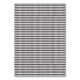 En tät orange och vit katt ljugande bordsnummer