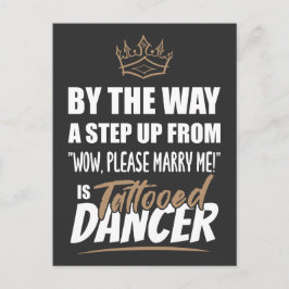 En Tattoed Dancer är Ultimate i Appel. Gift Vykort