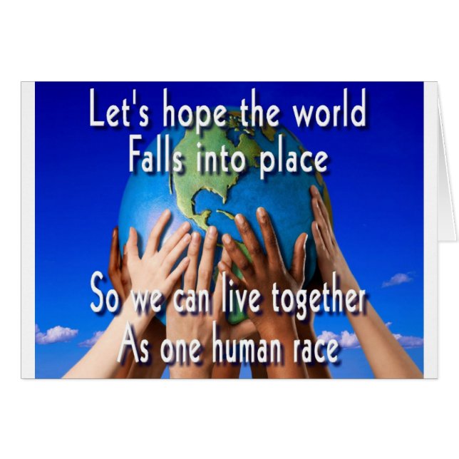 En tävling hälsningskort (Framsidan Horizontal)