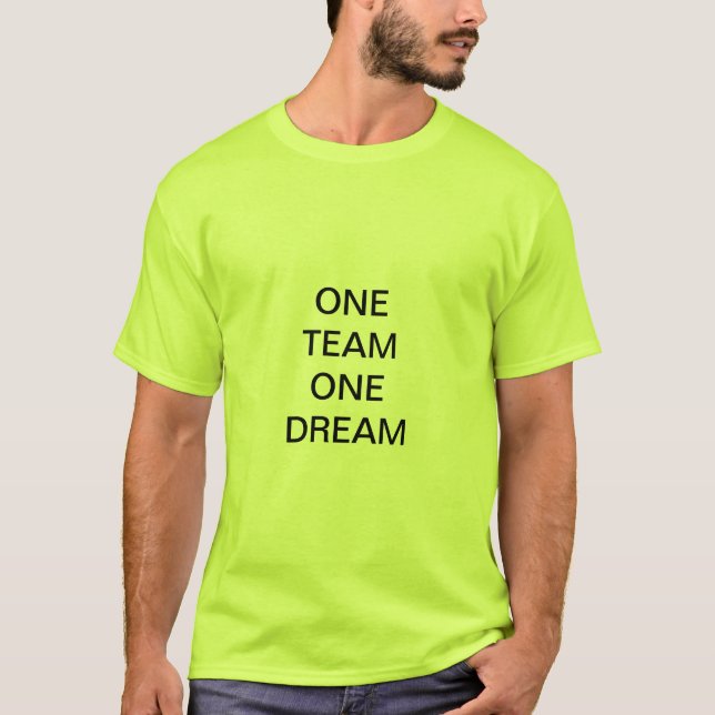 EN TEAM EN DREM T SHIRT (Framsida)