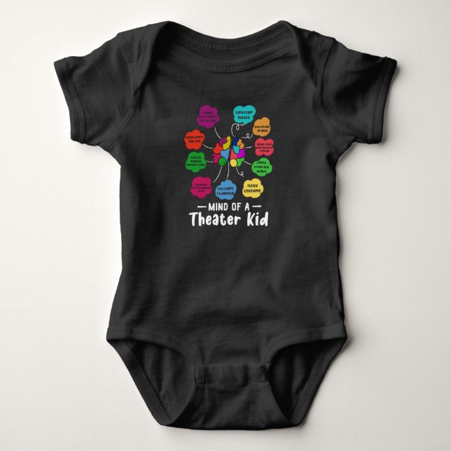 En teater Kid Funny Musical Teater Actor T Shirt (Framsida)