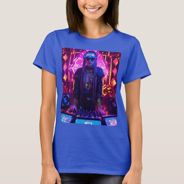 En techno Festival Rave Diamond-menttrance DJ Diam T Shirt (Framsida)