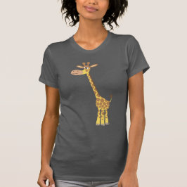 En tecknad giraffe Women T-shirt
