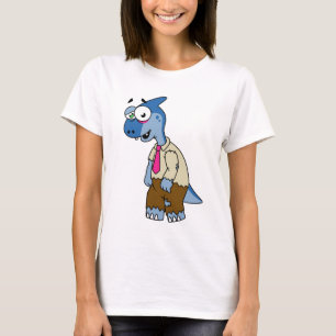 En Tecknad Parasaurolophus var en Zombie. T Shirt