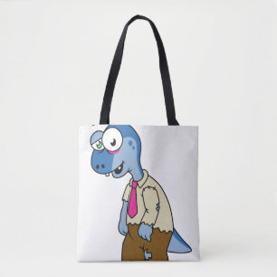 En Tecknad Parasaurolophus var en Zombie. Tygkasse