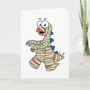 En Tecknad Stegosaurus klämde upp som en mamma. Kort