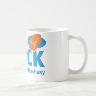 En tegelstenlogotypmugg kaffemugg