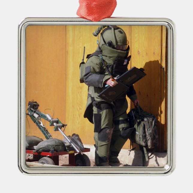 En tekniker julgransprydnad metall (Framsidan)