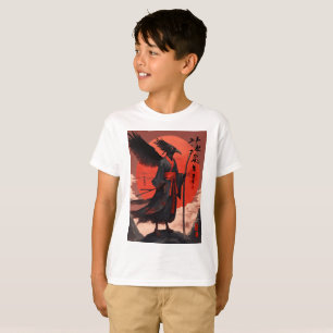 En tengu med scarlets röda kropp t shirt
