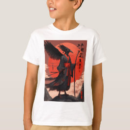 En tengu med scarlets röda kropp t shirt