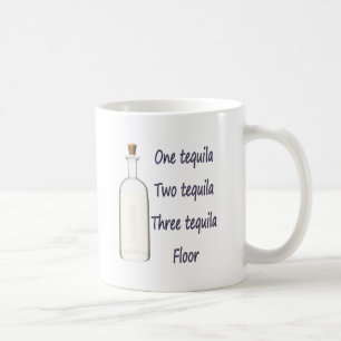 En tequila 2 tequila 3 tequila 4 kaffemugg