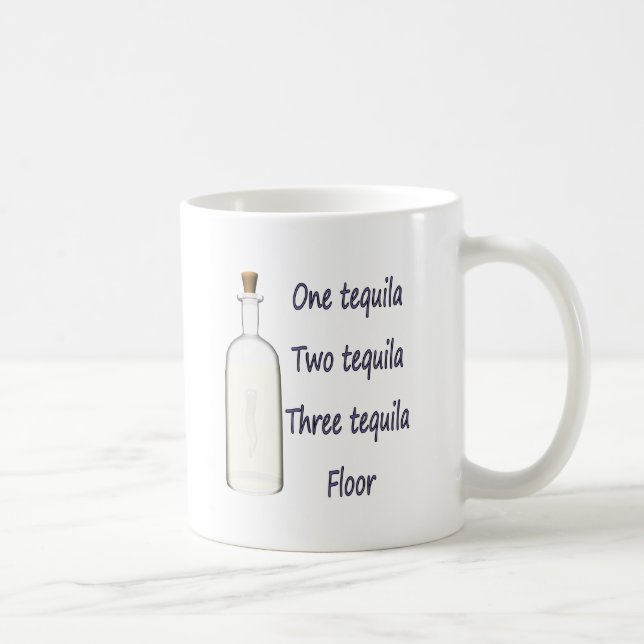 En tequila 2 tequila 3 tequila 4 kaffemugg (Höger)