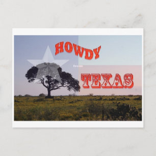 En Texas Howdy! Vykort