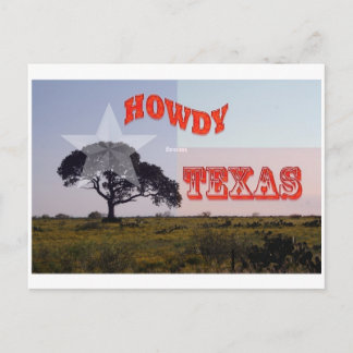 En Texas Howdy! Vykort