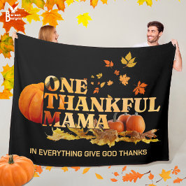 EN THANKFUL MAMMA Snyggt Thanksgiving Fleecefilt