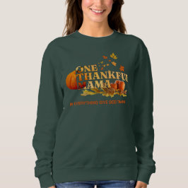 EN THANKFUL MAMMA Snyggt Thanksgiving T Shirt
