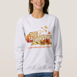 EN THANKFUL MAMMA Snyggt Thanksgiving T Shirt