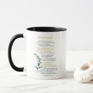 En tid för allt - Ecclesiaste 3: 1-8 Mugg