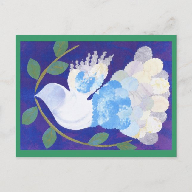 En tid för fredsvykort vykort (Framsida)