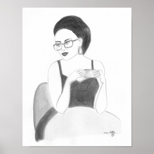 En tid för kaffe poster (Framsidan)