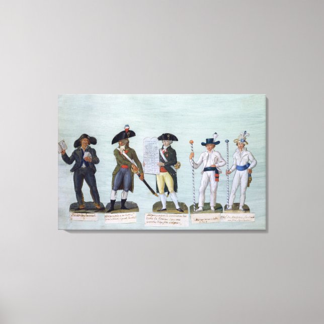 En tidningsförsäljare, ett Redo för medborgarna at Canvastryck (Framsida)