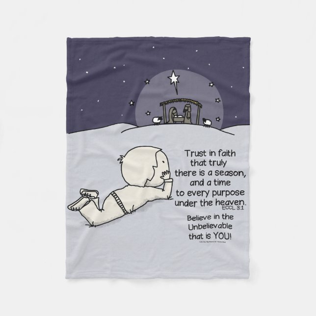 En tidpunkt för varje ändamål fleecefilt (Framsidan)