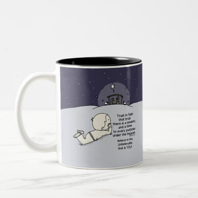 En tidpunkt för varje ändamål Två-Tonad mugg (Vänster)