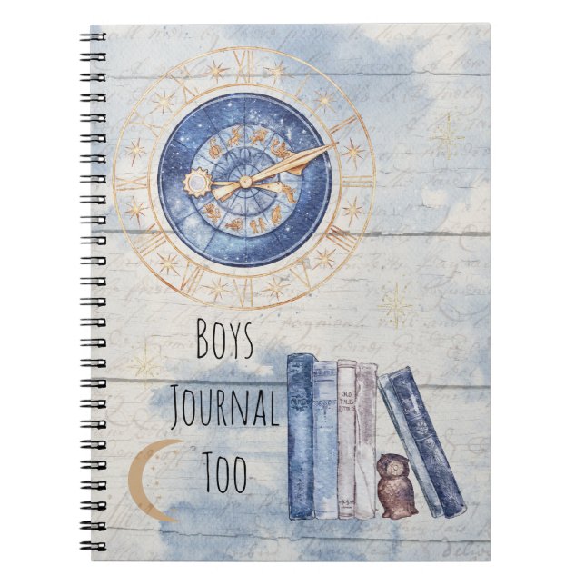 En tidskrift för pojkar anteckningsbok (Framsidan)