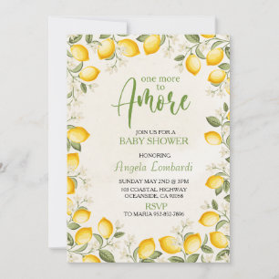 En till att älska, italiensk baby shower inbjudningar