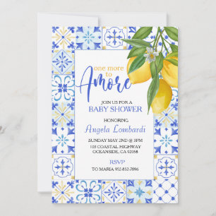 En till att älska, italiensk baby shower inbjudningar