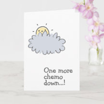 En till Chemo Down! Cute Cancer Support Card