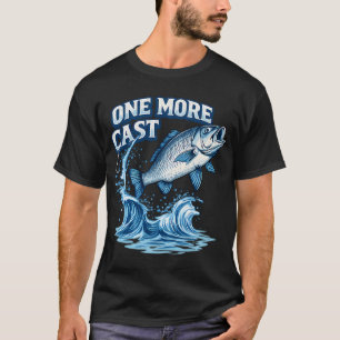En till gjutning fiske skjorta t shirt