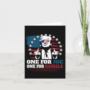 En till Joe One för Kamala - en trumpettrump Kort