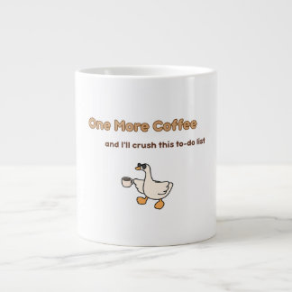 En till kaffe design med anka jumbo mugg