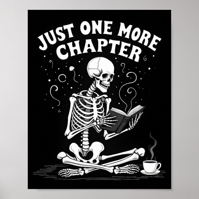 En till kapitel Litterär Halloween-rolig Poster (Framsidan)