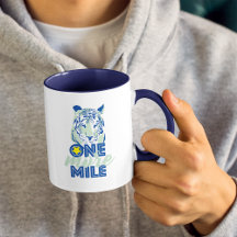 En till liten  blå tiger Mugg